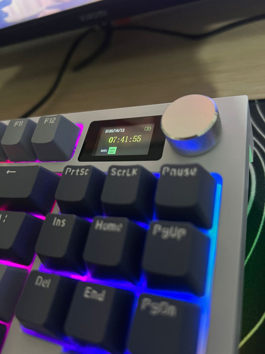 🎮 Teclado Mecánico AttackShark K86 – Conectividad Total y Estilo Gamer